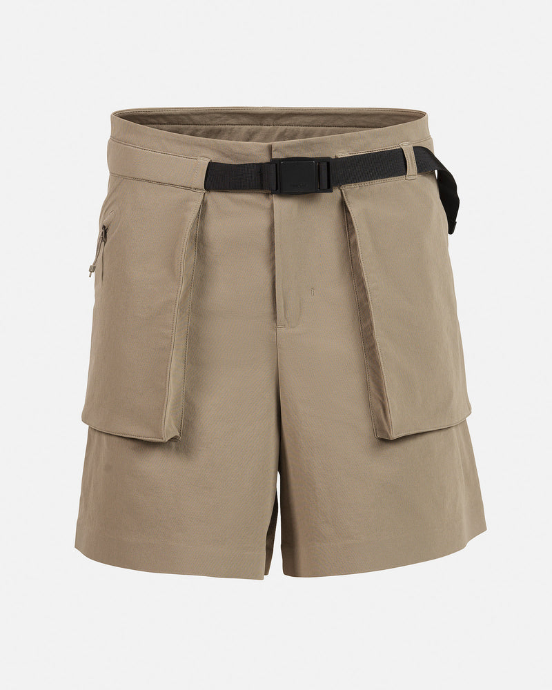 L 11_W BRINDLE W._CARGO_STRETCH_SHORTS PANTS_SHORTS the mountain studio