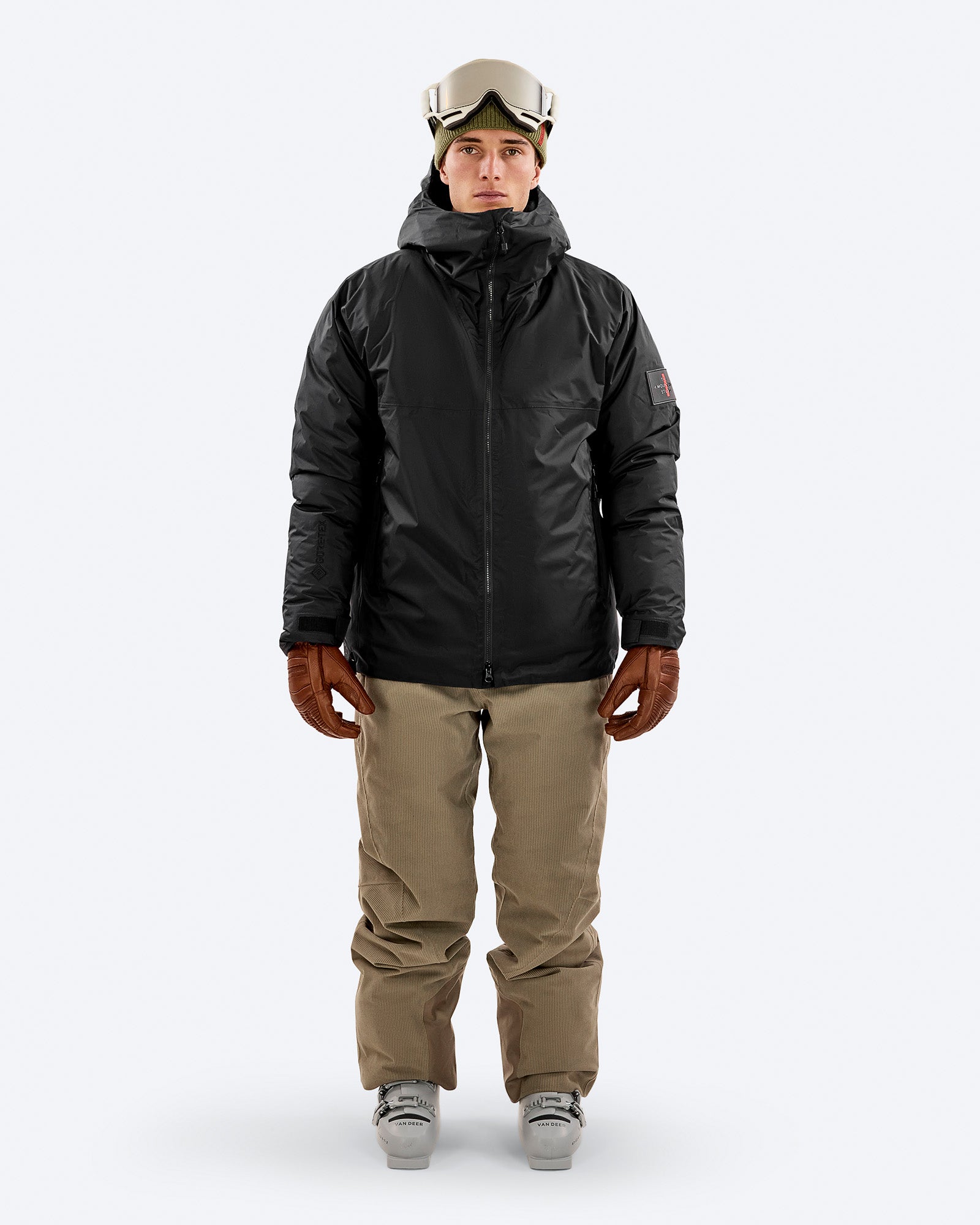 S-4 D Gore-Tex 2-layer Ski Down Jacket Black Onyx – The Mountain