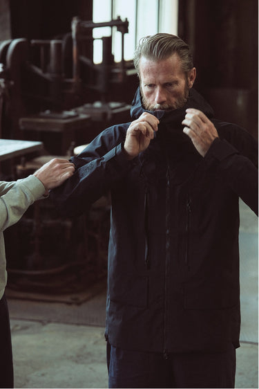 about us design shell jacket the mountain studio