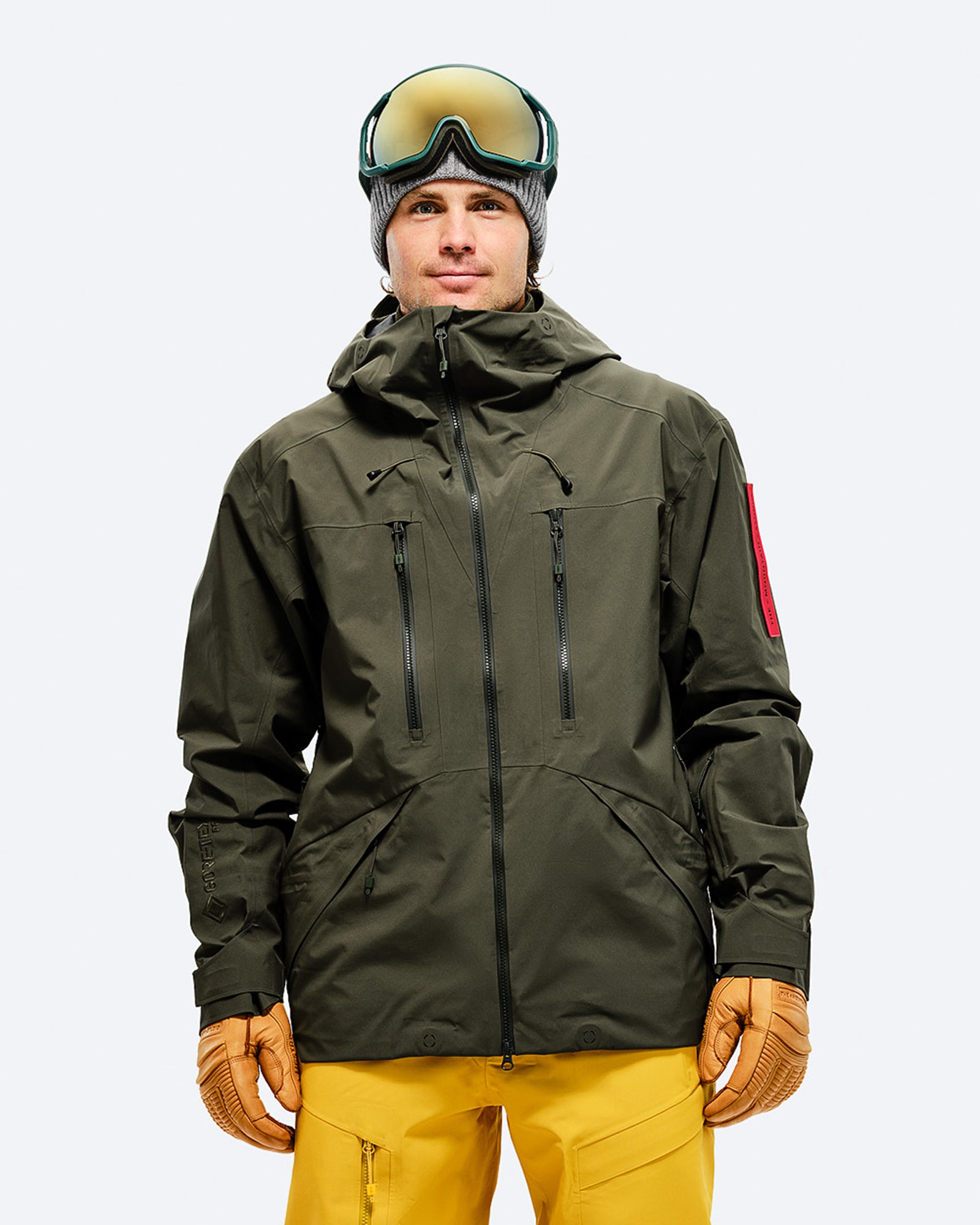 The Mountain Studio Gore-Tex Pro 3L Shell Jacket Forest Green