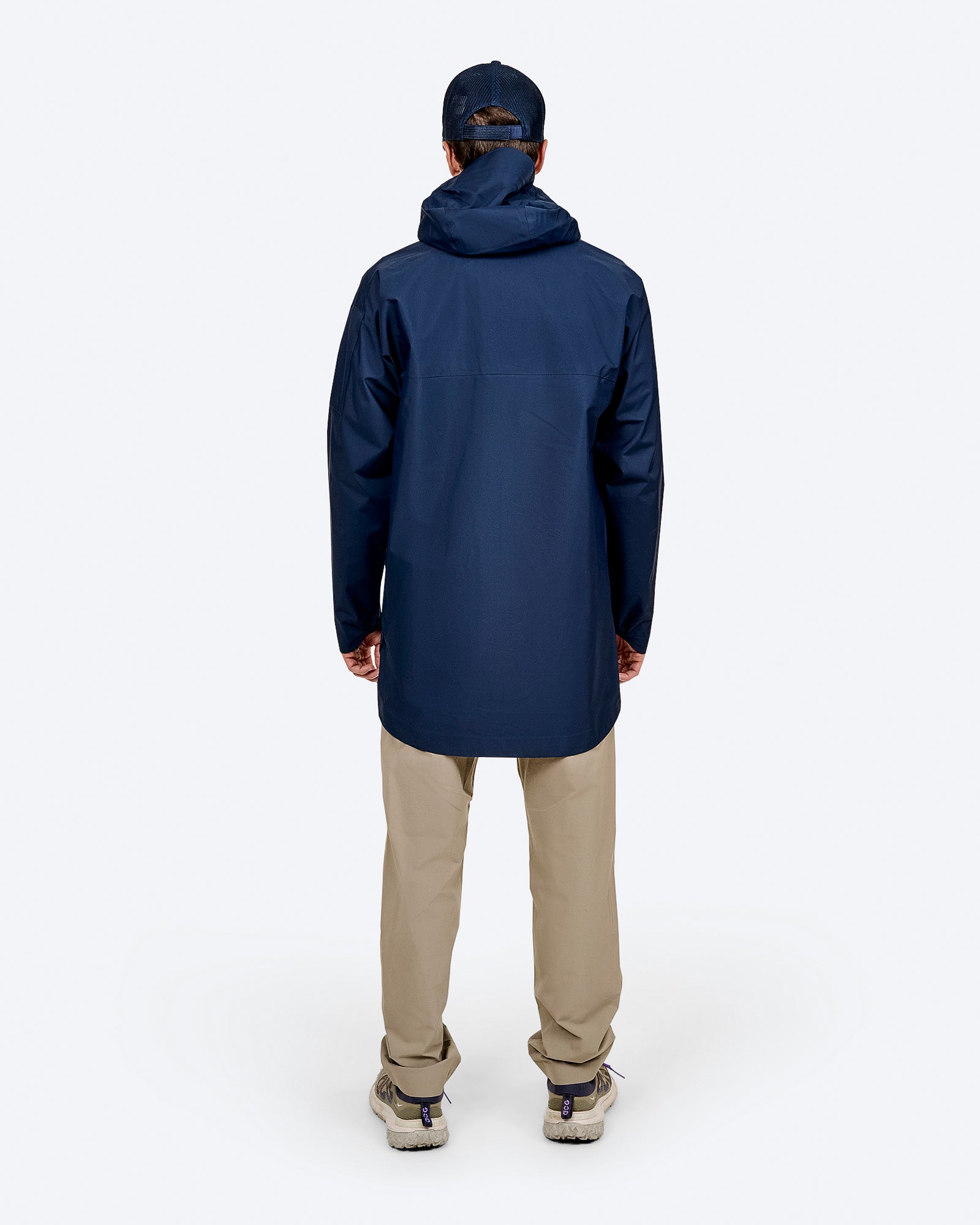 Men's Navy Waterproof Jacket – A-3 L | The Mountain Studio
