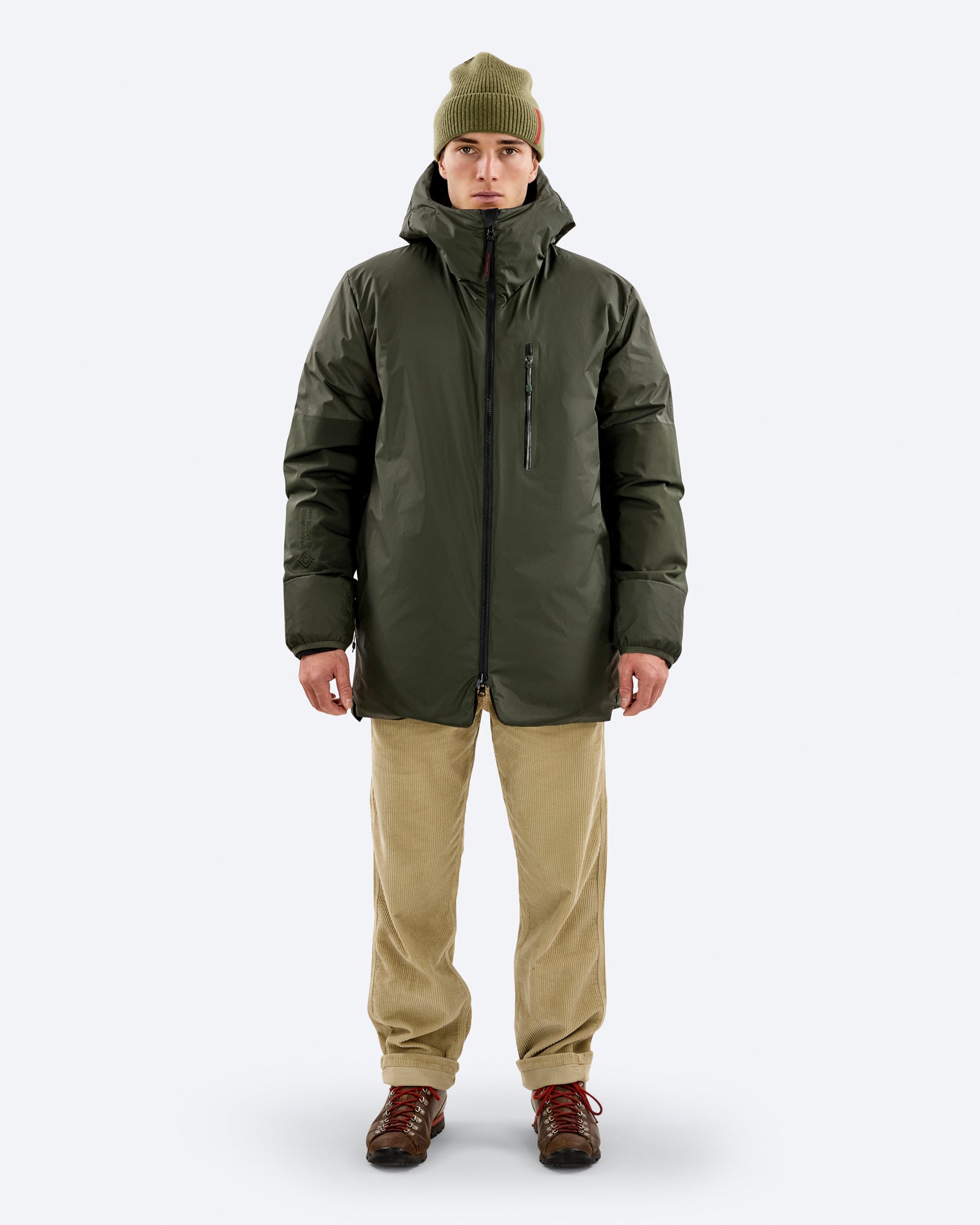 Men's Black Down Puffer Jacket – A-5 R | The Mountain Studio