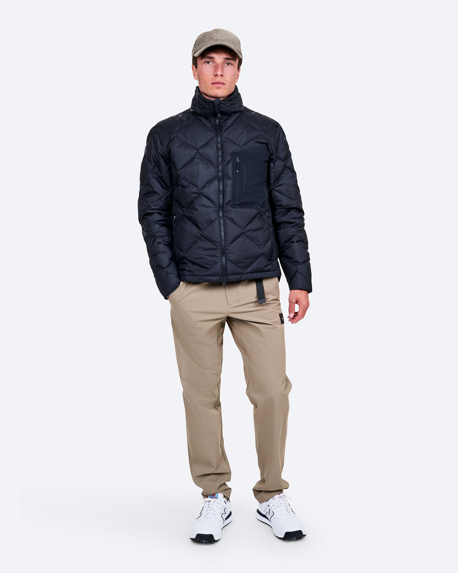 Men's Blue Down Puffer Jacket – D-12 UL | The Mountain Studio