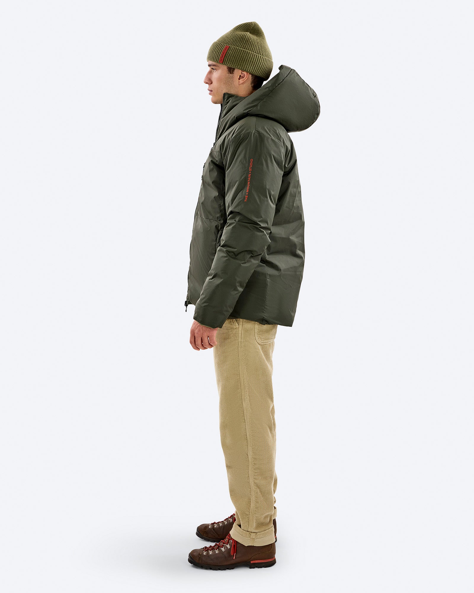 D-1 R Gore-Tex Windstopper Reversible Down Jacket Forest Green