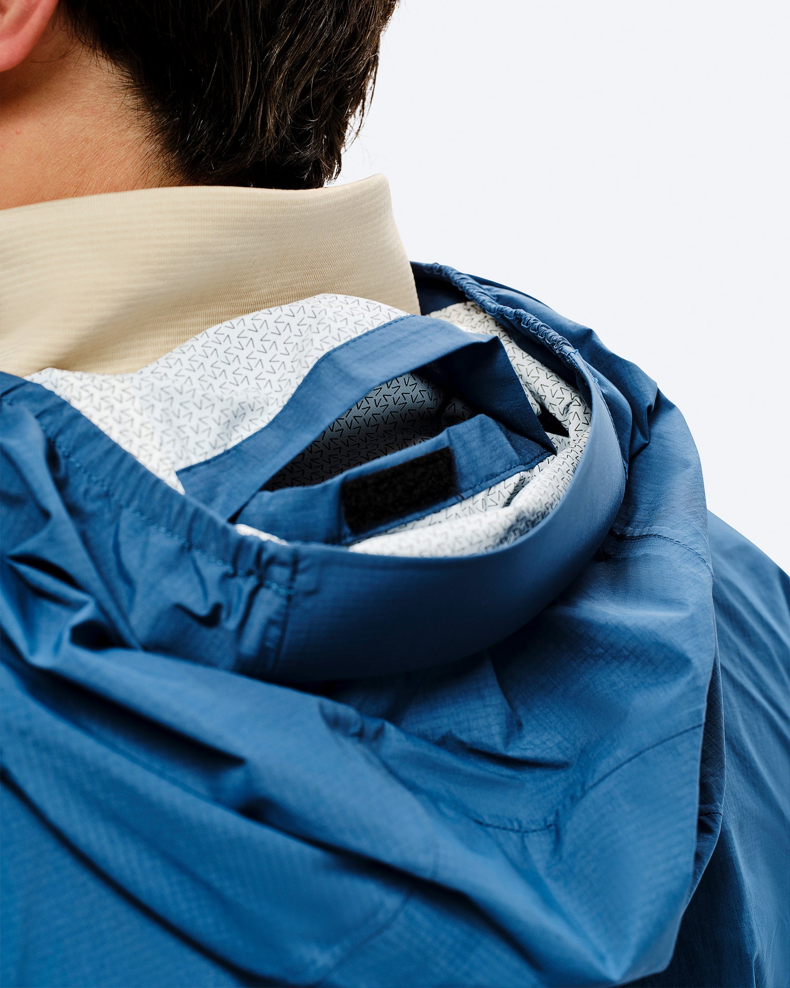 Super light weight, Packable in integrated pocket bag, Highly breathable, Storm hood. card image