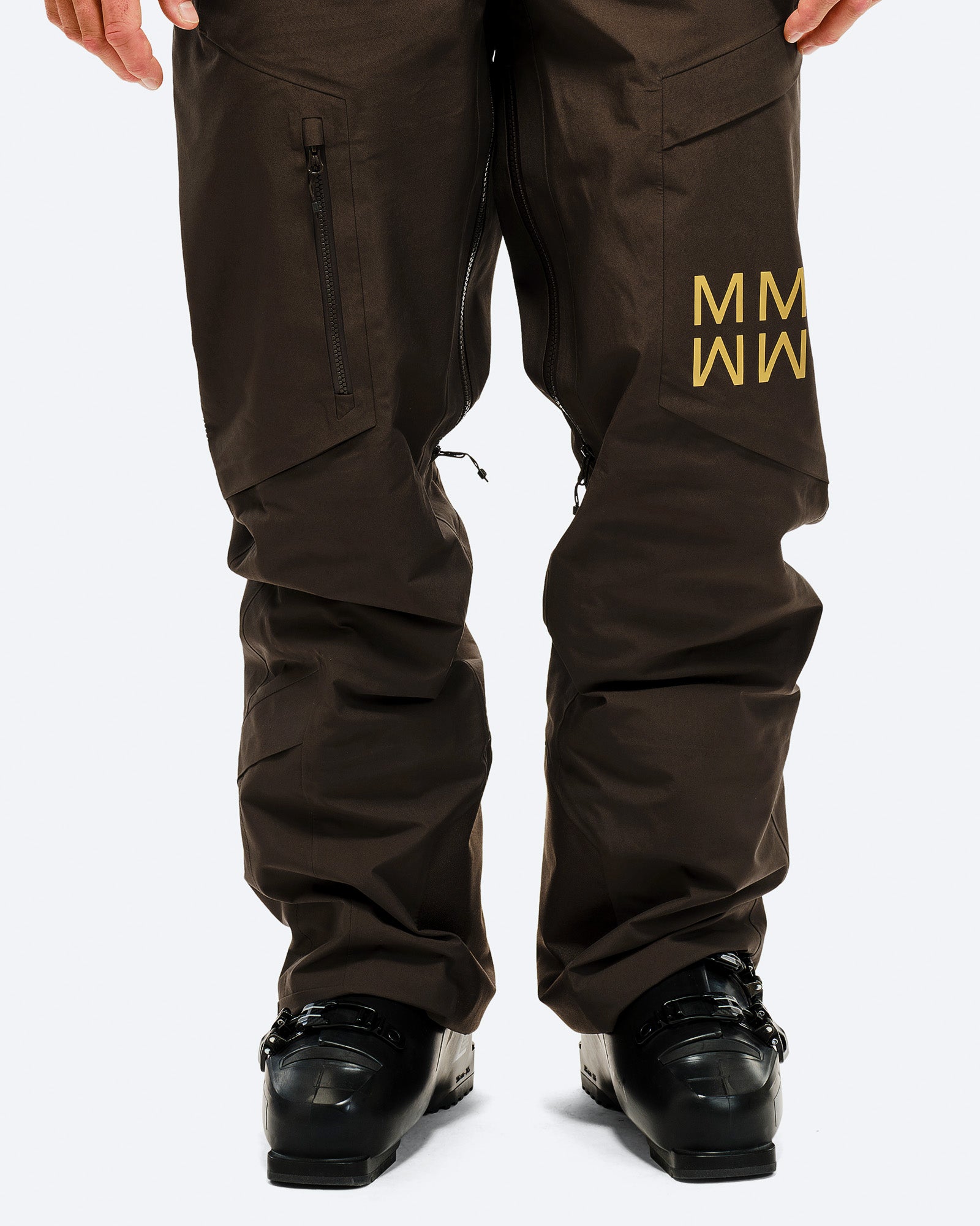 Aqua guard technology for waterproof zippers.Leg pockets.
Marcel Mountain Work Wear signature print. card image