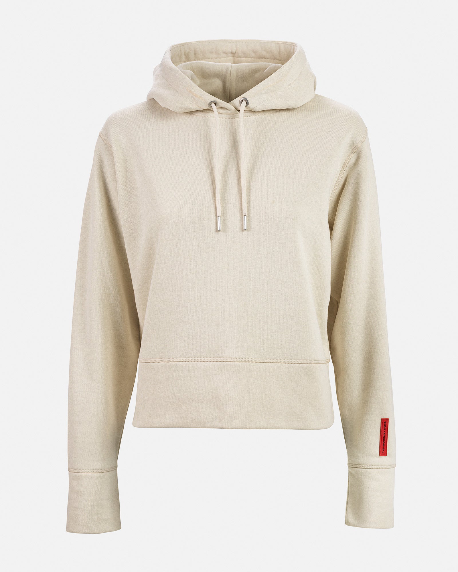 Women's Beige Hoodie – H-8 W | The Mountain Studio