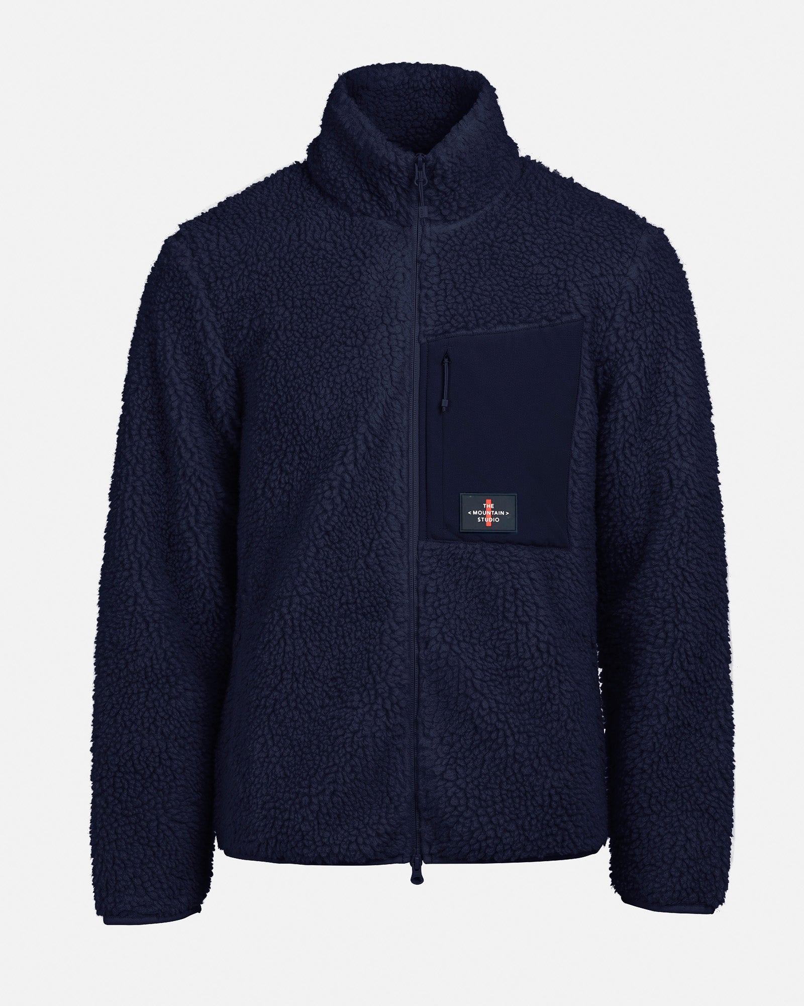 Men's Navy Fleece Jacket – M-11 | The Mountain Studio