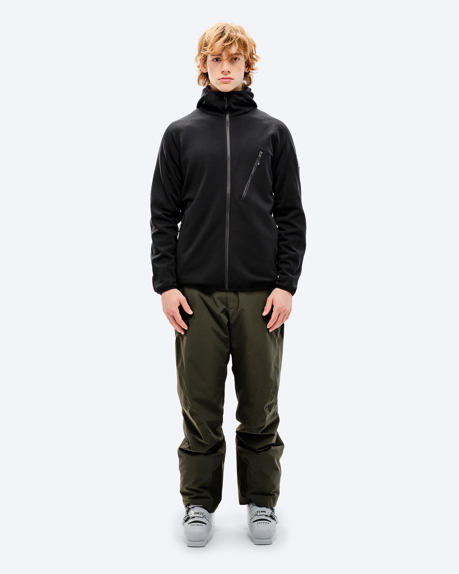 M-7 Tech Fleece Hood Black Onyx – The Mountain Studio