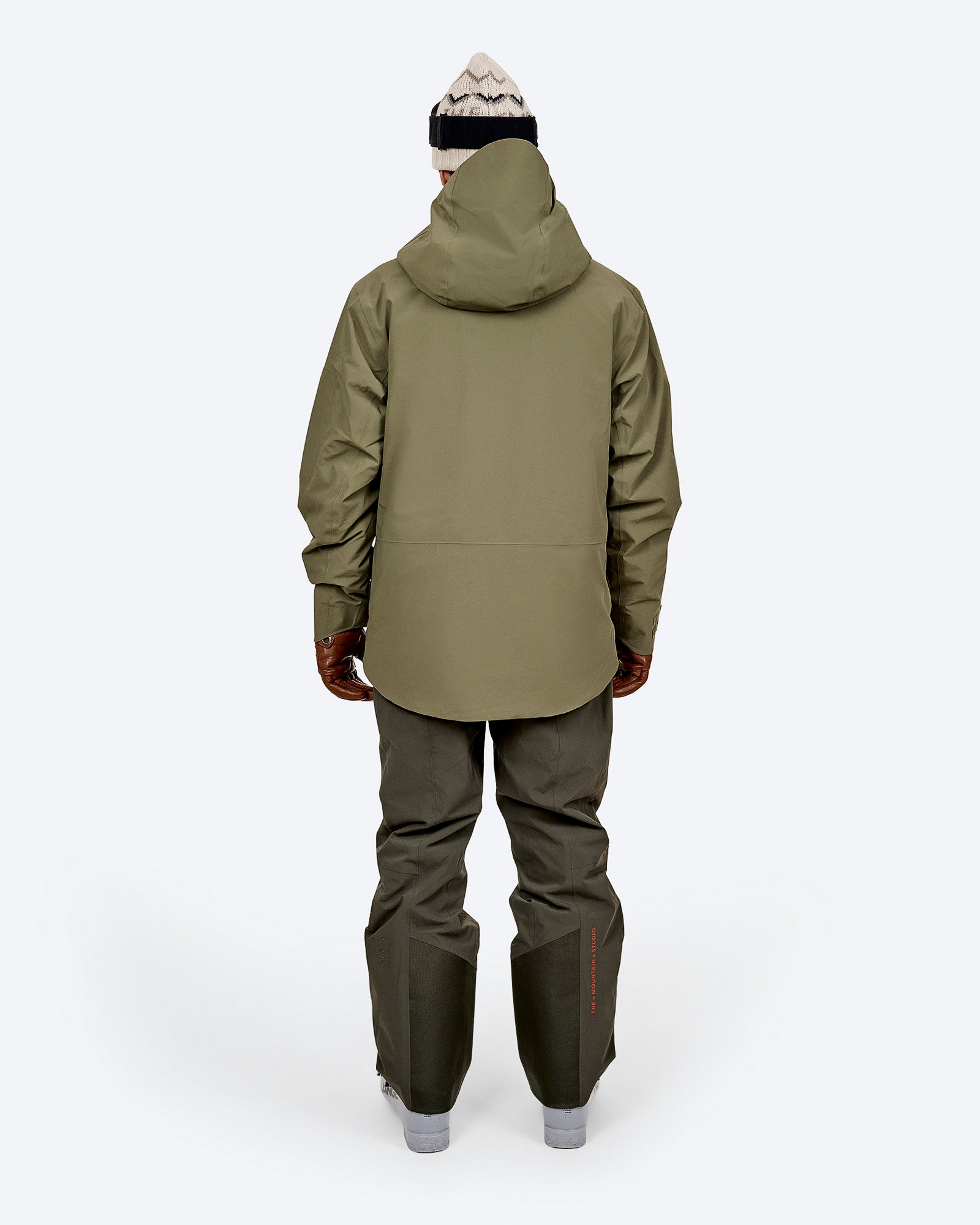Men's Green Ski Jacket – S-7 | The Mountain Studio