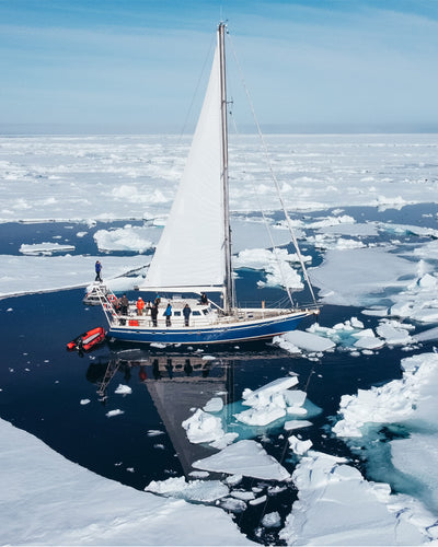 Sail ice svalbard