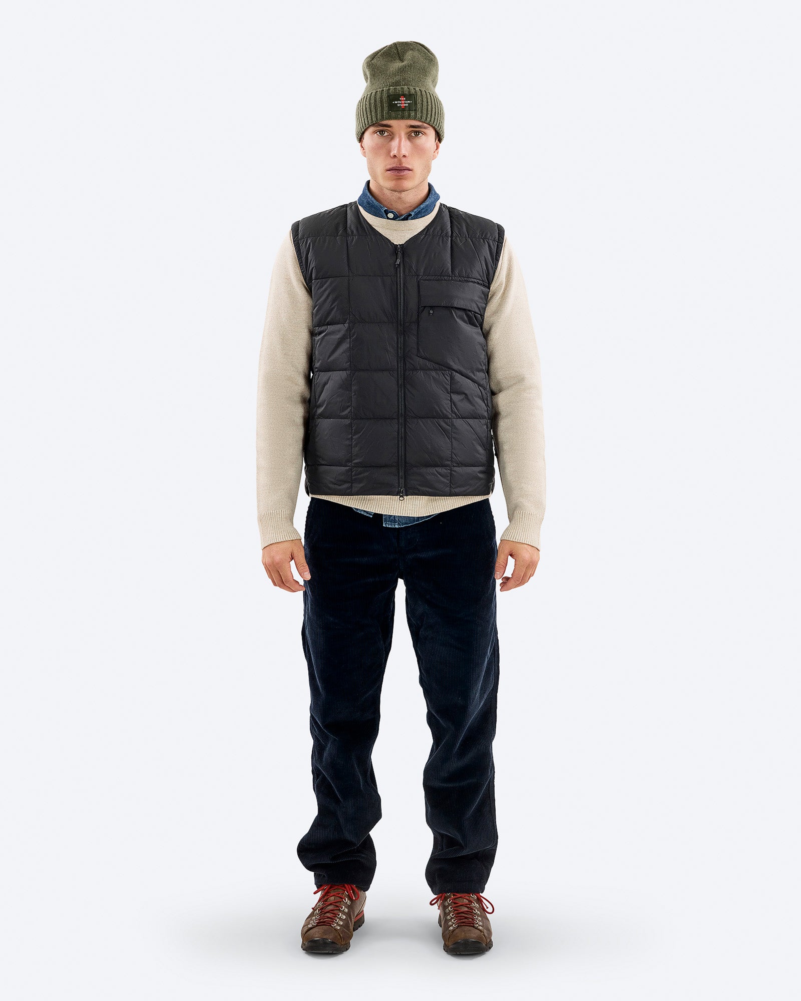 V-3 UL Ultralight Down Vest Black Onyx – The Mountain Studio