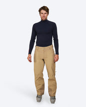 The Mountain Studio Y-3 3L Rugged Ripstop Shell Pants in Kelp, on model front