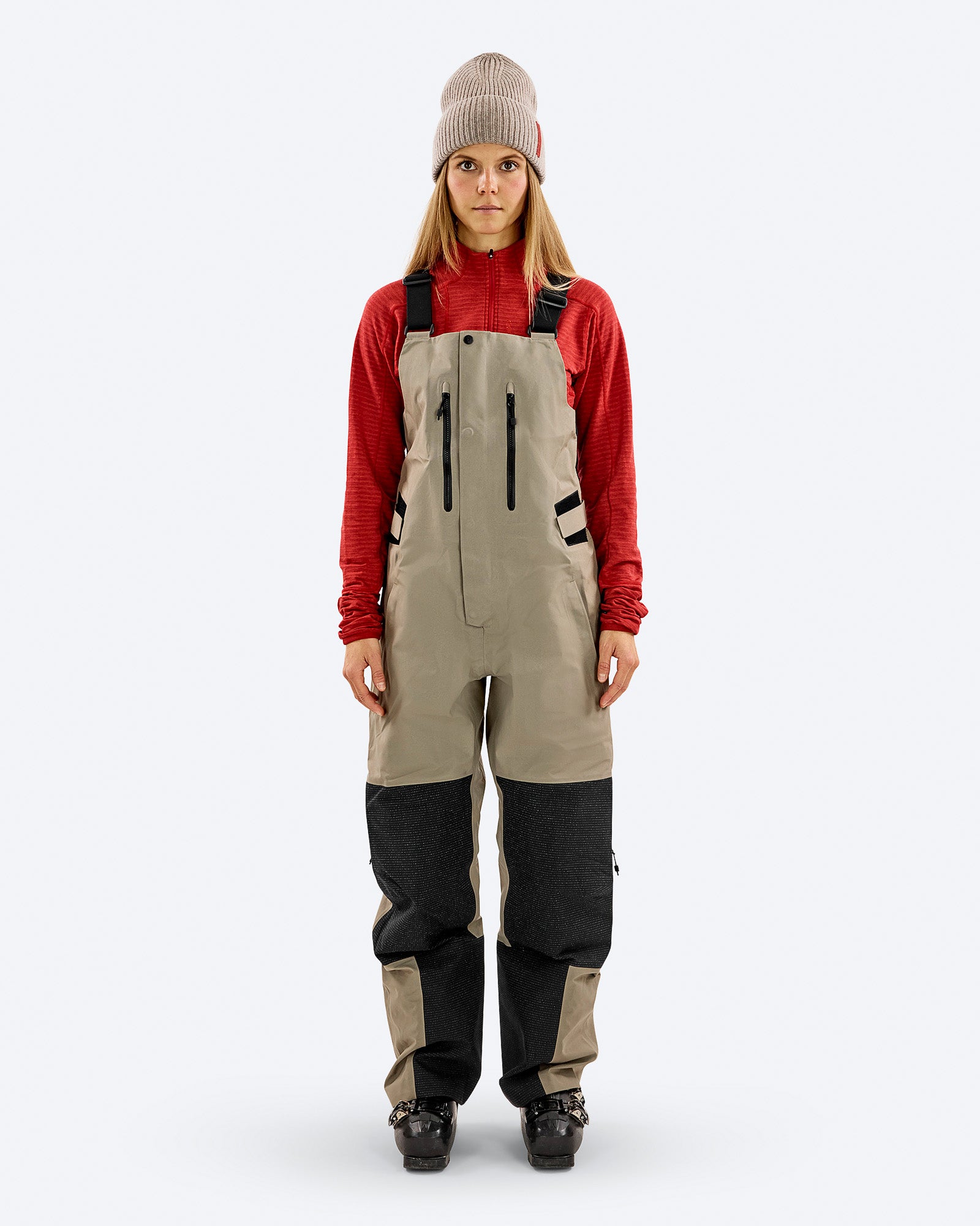 antigua burton snowboards and stripes Men's Beige Gore-Tex Ski Pants – Y-7 PRO
