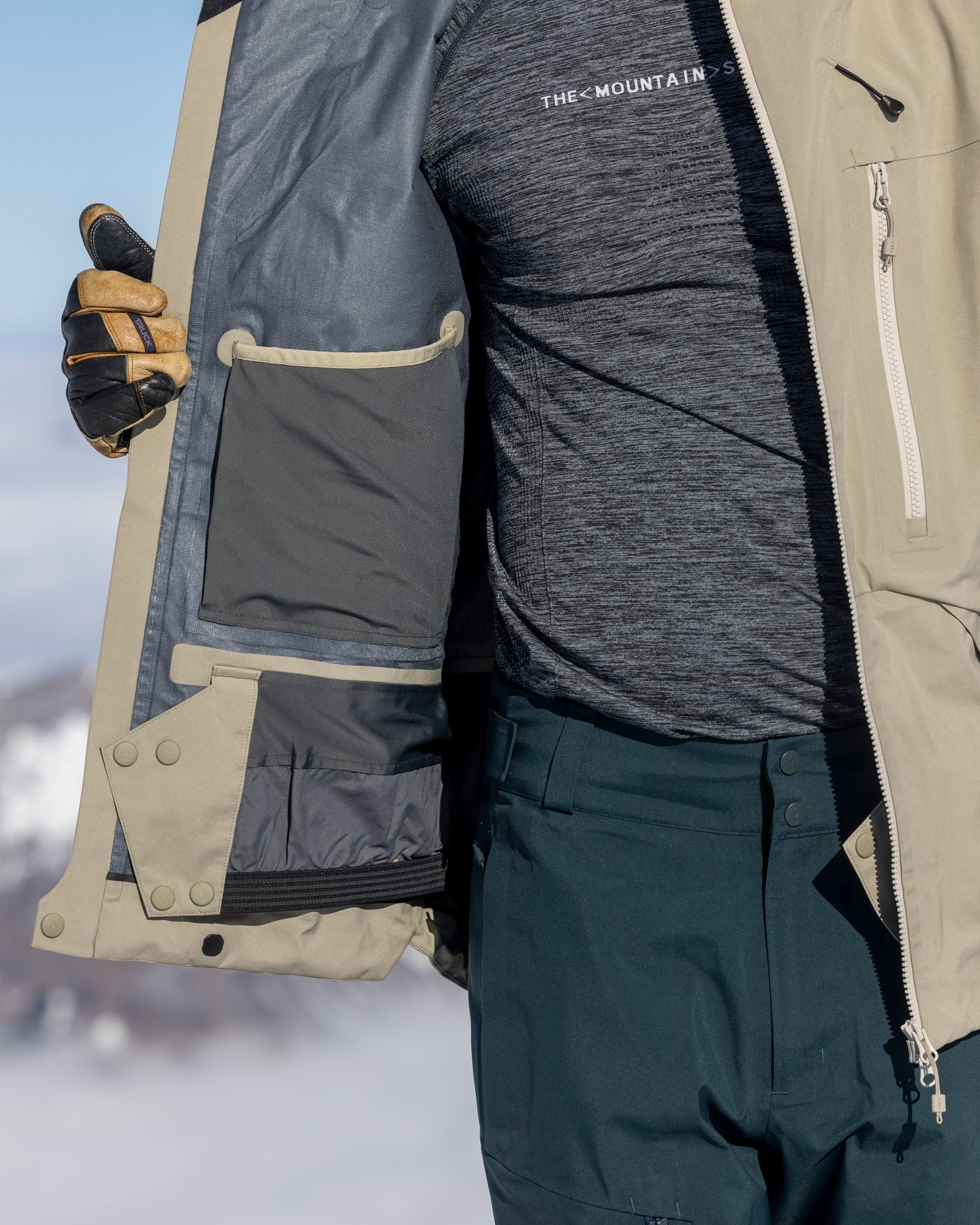 Men's Green Gore-Tex Shell Jacket – Z-2 EPE | The Mountain Studio