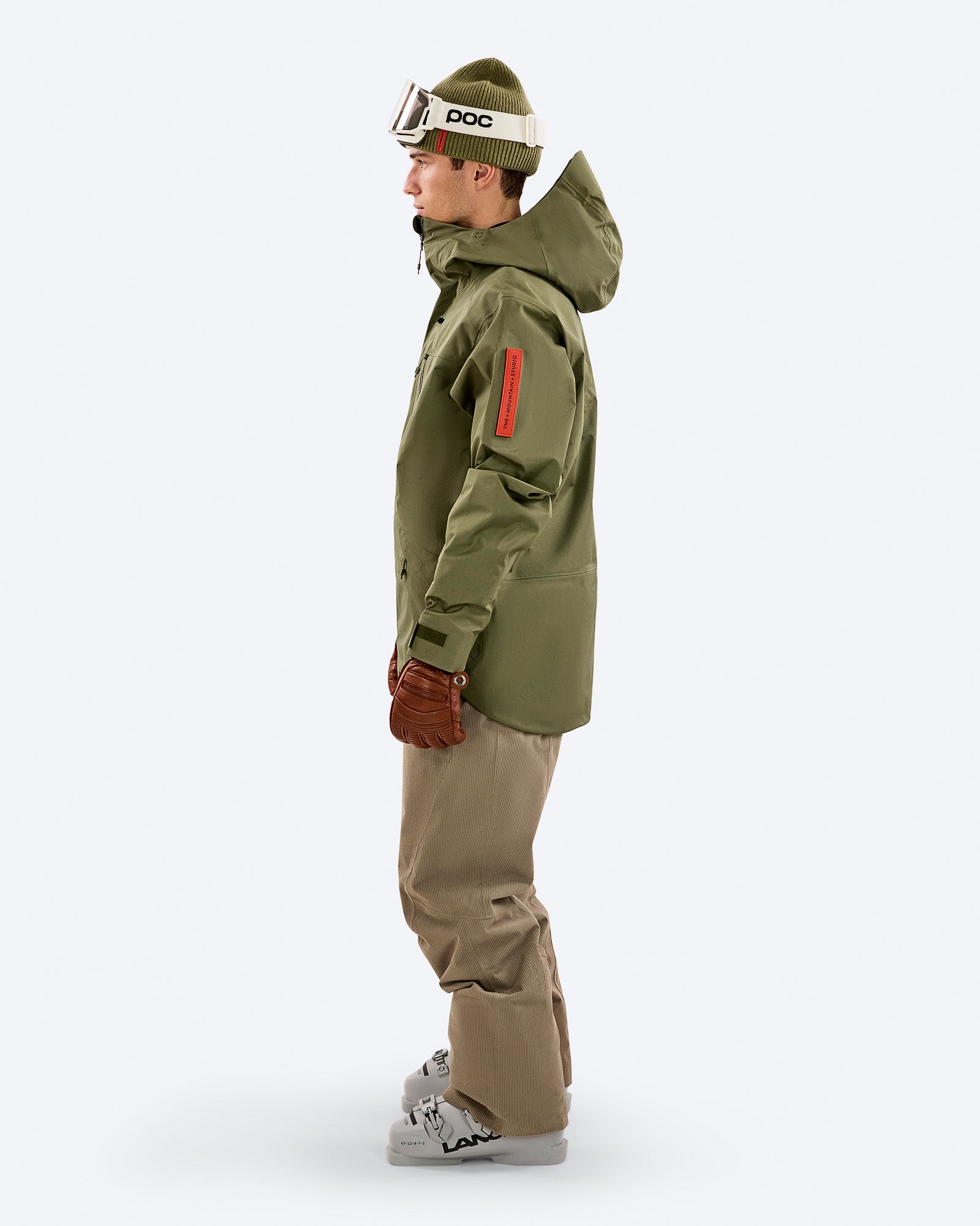 Men's Green Gore-Tex Ski Jacket – Z-2 EPE | The Mountain Studio