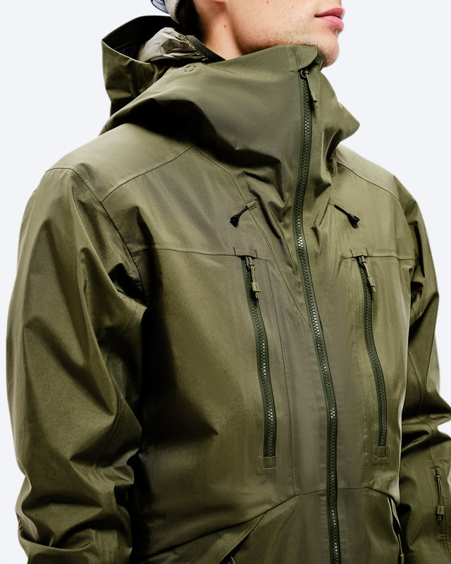 Z-2 EPE GORE-TEX ePE 3L Shell Jacket, close-up of hood