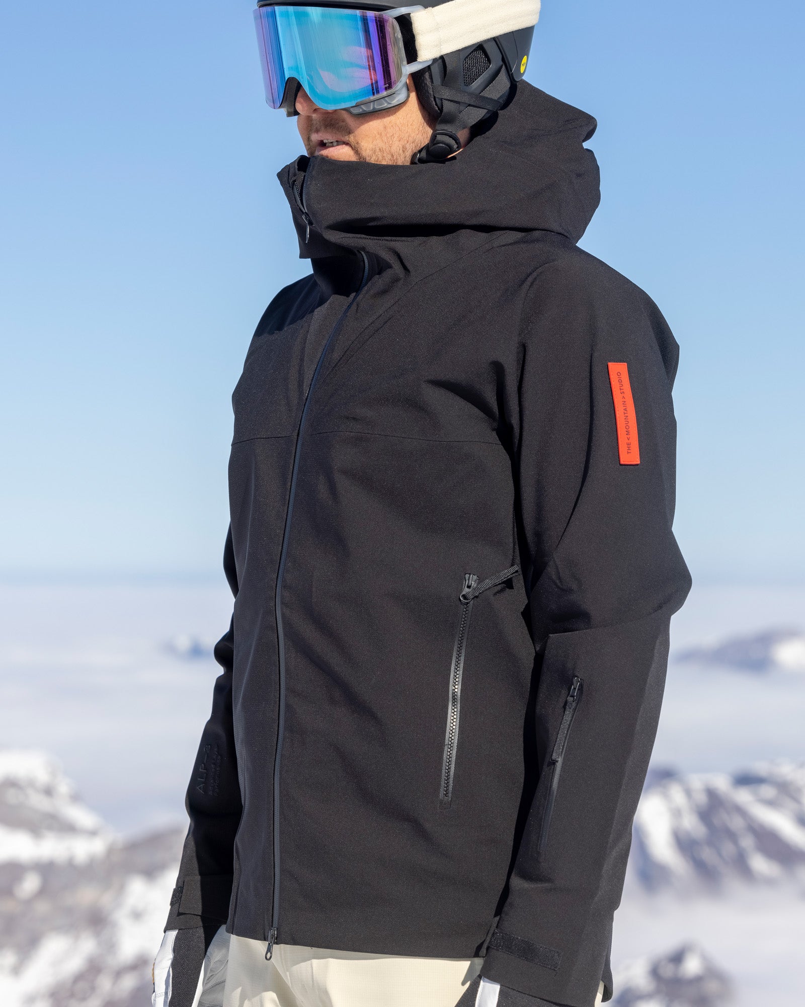 Men's Beige Ski Jacket – Z-4 | The Mountain Studio