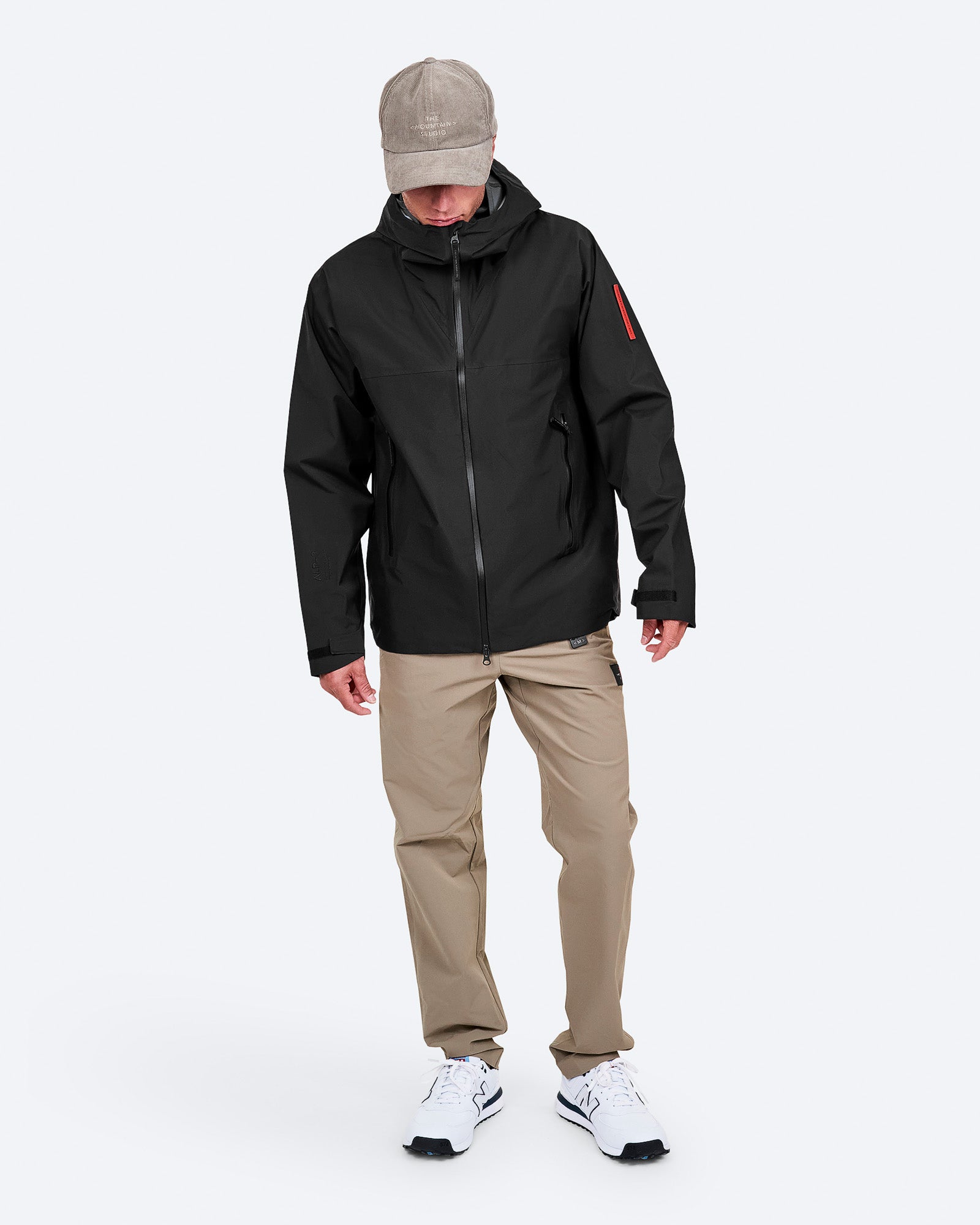 Men's Black Waterproof Jacket – Z-4 L | The Mountain Studio
