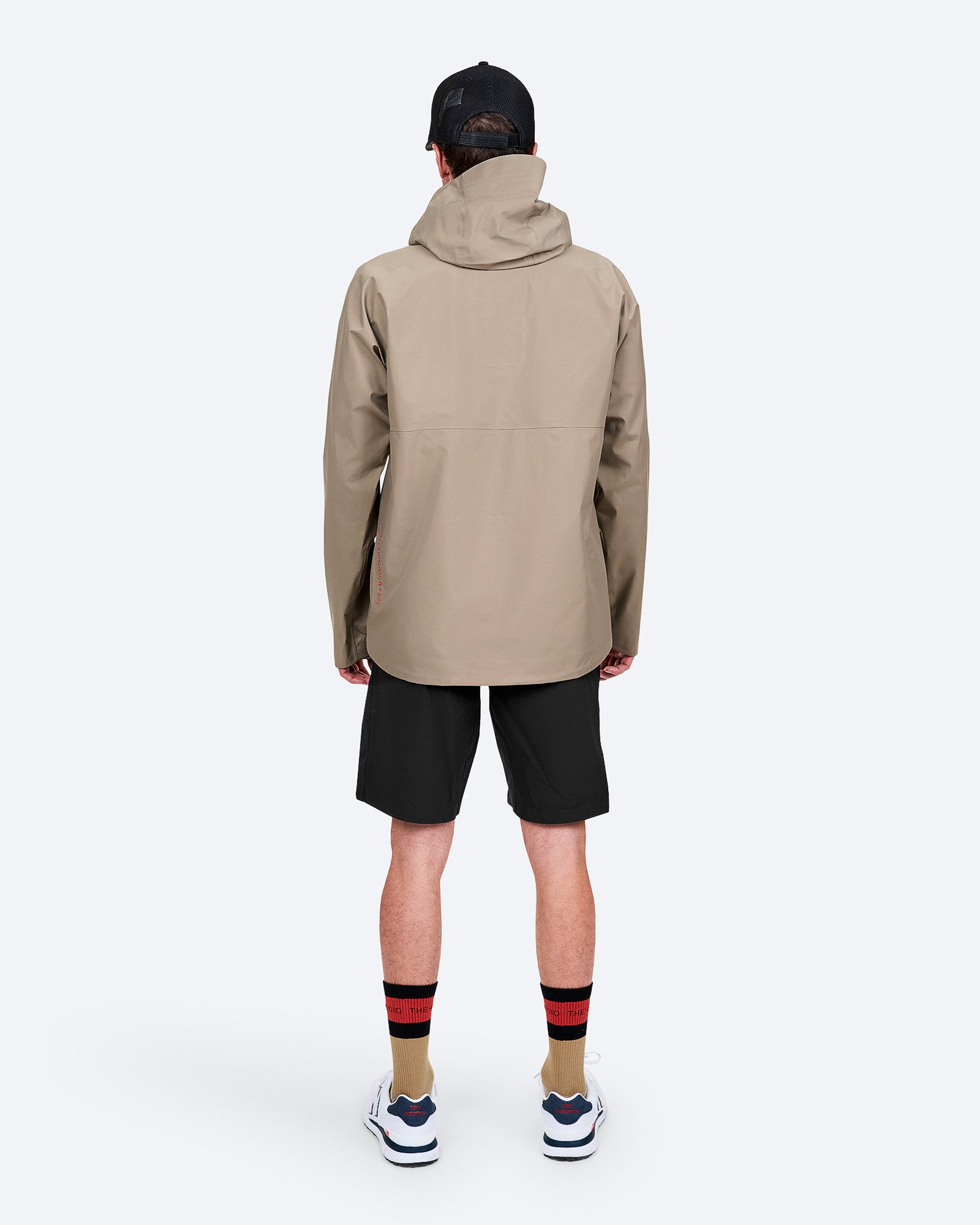 Men's Beige Waterproof Jacket – Z-4 L | The Mountain Studio