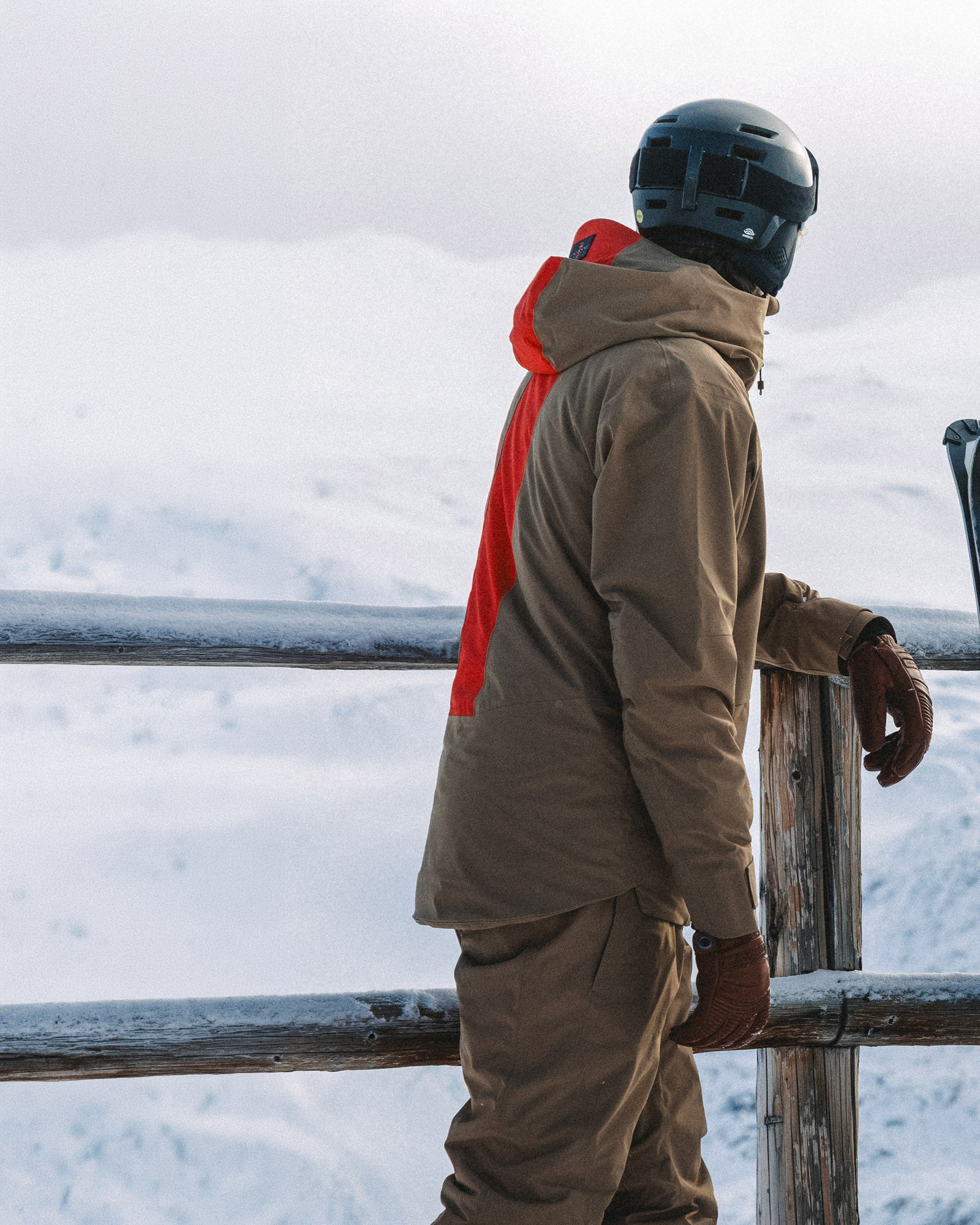 Men's Brown Ski Pants – Y-5 | The Mountain Studio