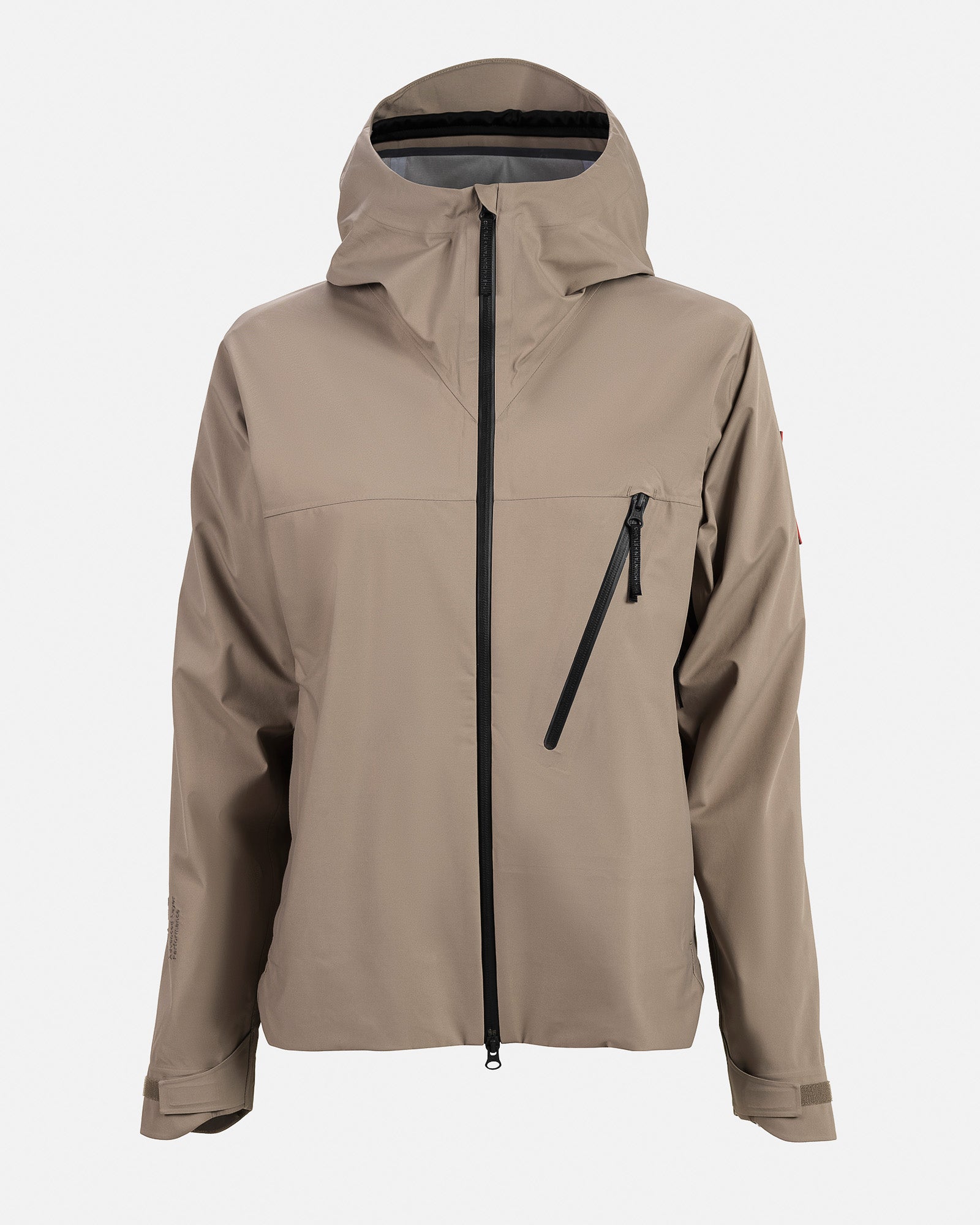 Women's Beige Waterproof Jacket – Z-6 W | The Mountain Studio