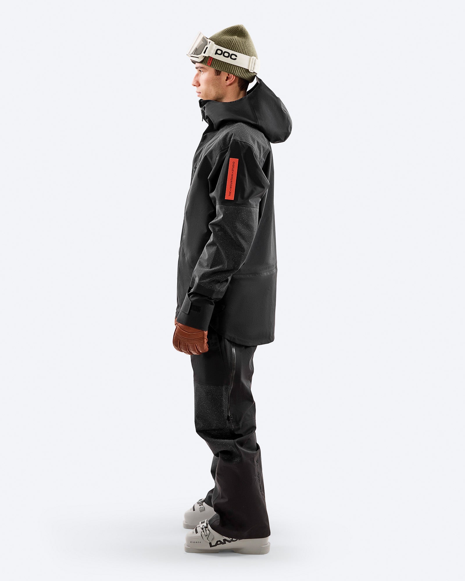 Men's Black Gore-Tex Ski Jacket – Z-7 PRO | The Mountain Studio