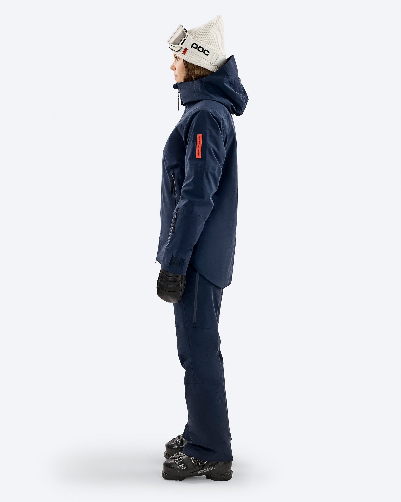 Women's Navy Ski Jacket – Z-8 W | The Mountain Studio