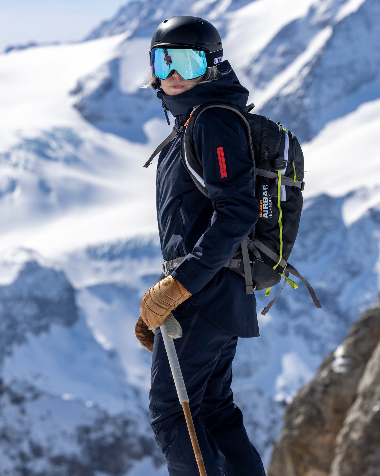 Women's Navy Ski Jacket – Z-8 W | The Mountain Studio