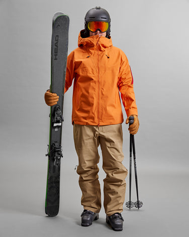 gore tex 3l soft backing jacket Z 4 SB BURNT ORANGE SAND SHELL JACKETS the mountain studio 06