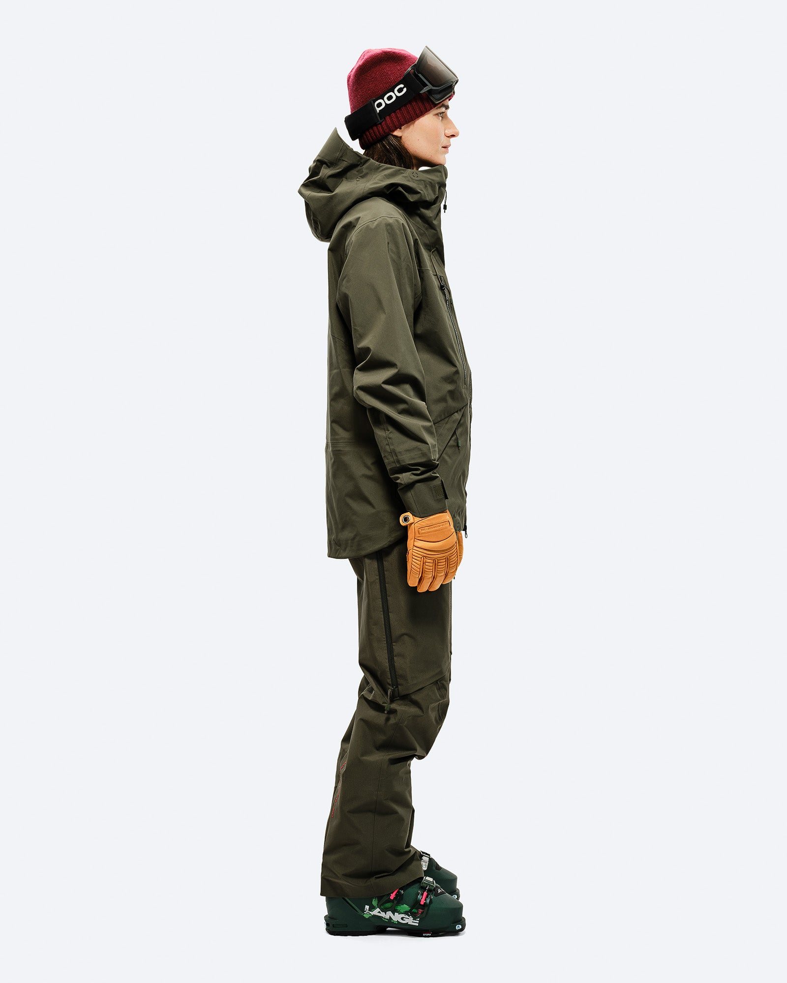 Men's Green Gore-Tex Ski Jacket – Z-2 EPE | The Mountain Studio